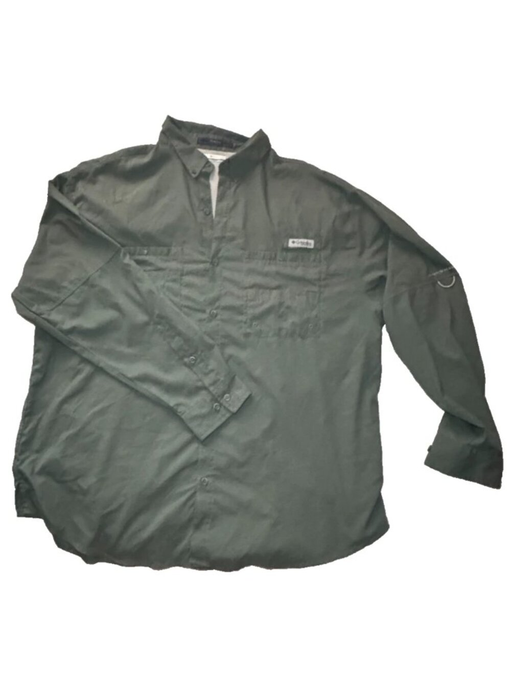 Columbia Mens Long Sleeve Omni-Shade Shirt 2x (XXL) Vented Fishing Gear Top